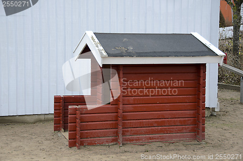 Image of Play house on playground