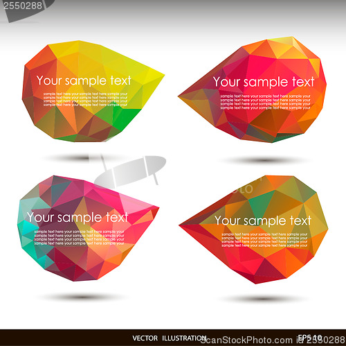 Image of ??????Colorful speech bubbles . Vector illustration for your business website.