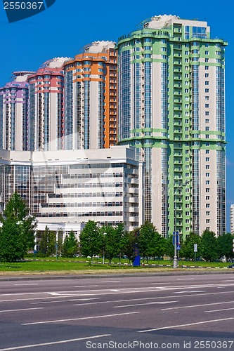 Image of Modern apartment buildings