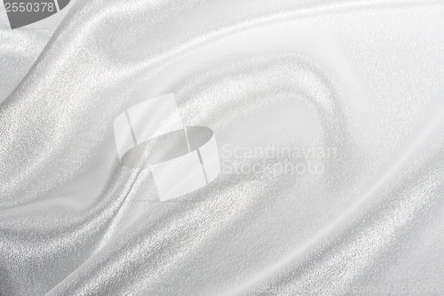 Image of White silk