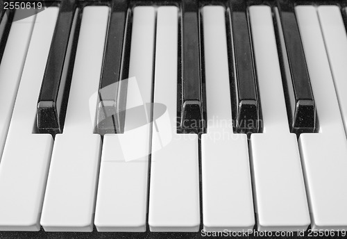 Image of Music keyboard keys