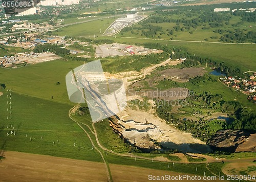 Image of open pit mine