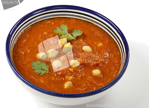 Image of Tomato and chickpea soup