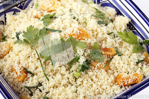 Image of Couscous with dried apricots and parsley