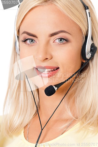 Image of Call center operator