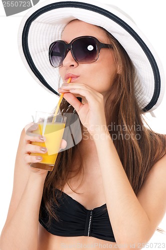 Image of Girl in bikini