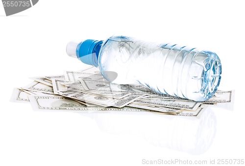 Image of Dollars and water
