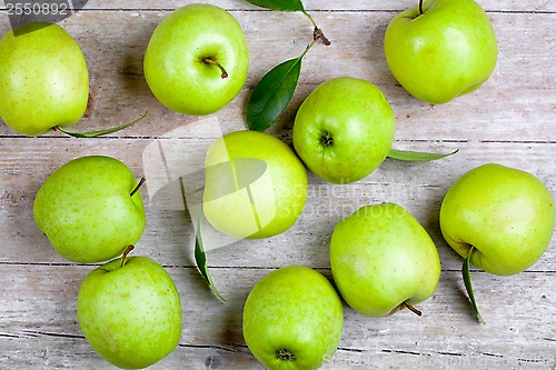 Image of fresh green apples