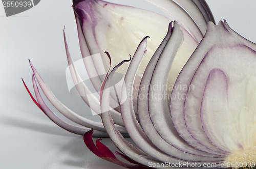 Image of Slices of red onion
