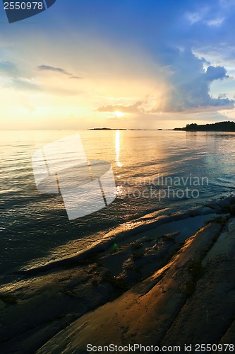 Image of Sea sunset