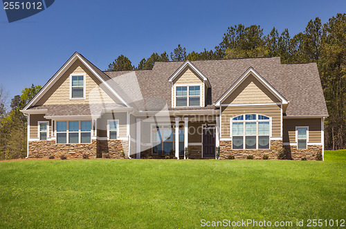 Image of Newly Constructed Modern Home Facade