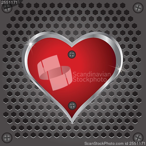 Image of metal heart