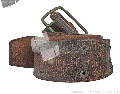 Image of vintage leather belt