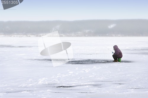 Image of winter fishing