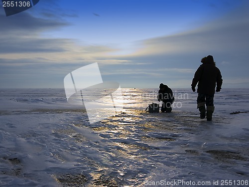 Image of winter fishing