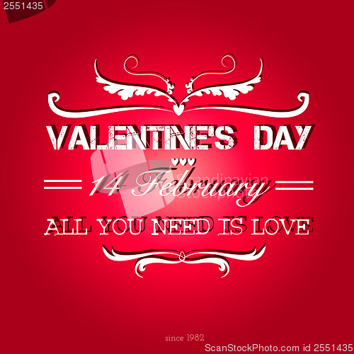 Image of Happy Valentines Day background.