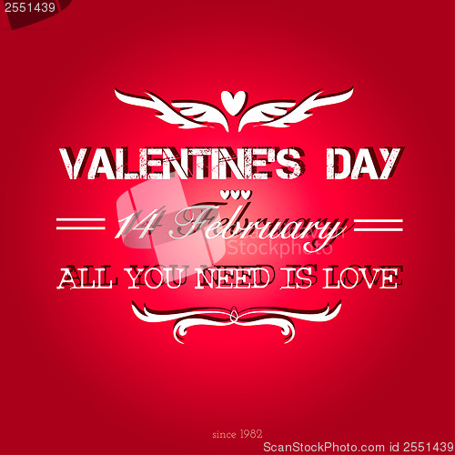 Image of Happy Valentines Day background.