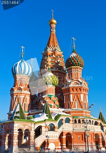 Image of Saint Basil Cathedral  in Moscow