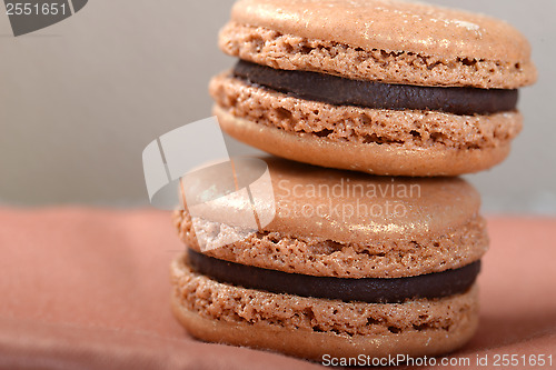 Image of Delicious Chocolate Macaron Cookies