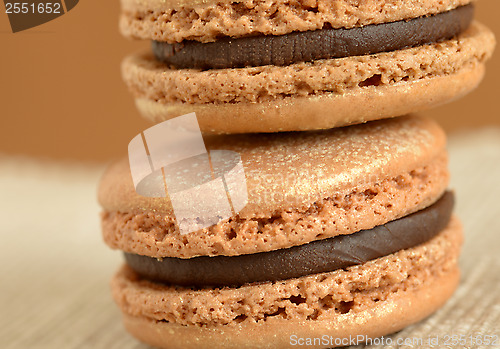 Image of Delicious Chocolate Macaron Cookies