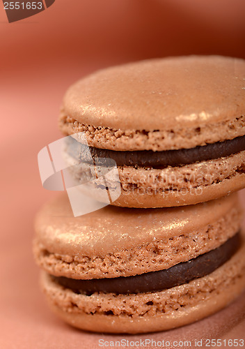 Image of Delicious Chocolate Macaron Cookies