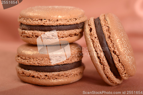 Image of Delicious Chocolate Macaron Cookies