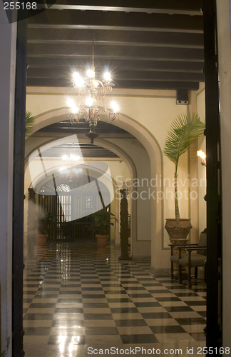 Image of lobby old hotel