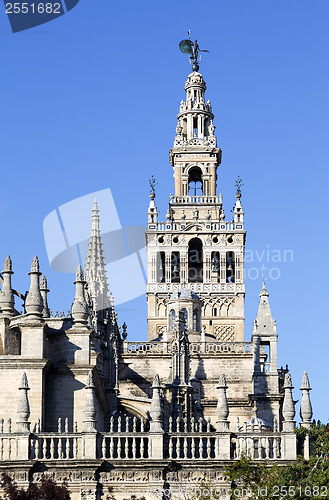 Image of Giralda tower, the belfry of the Cathedral of Sevilla