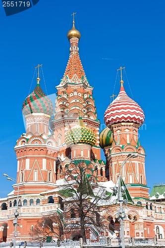 Image of Saint Basil Cathedral  in Moscow