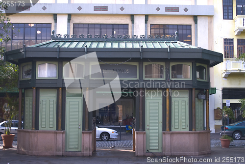 Image of old telephone booth