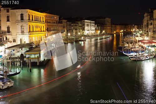 Image of Venice at night