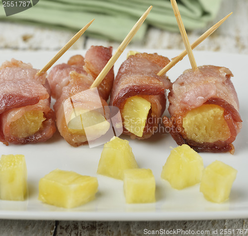 Image of Bacon And Pineapple Appetizer