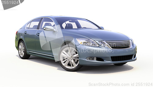 Image of Modern car on a light background