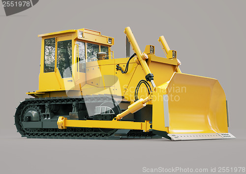 Image of Heavy crawler bulldozer 