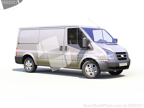 Image of Gray commercial delivery van