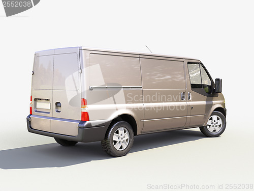 Image of Gray commercial delivery van