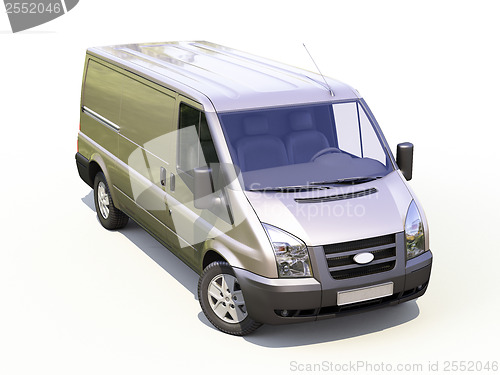 Image of Gray commercial delivery van