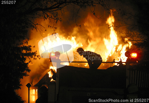 Image of house fire