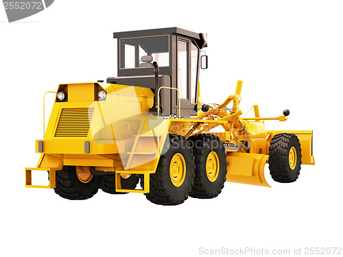 Image of Modern grader isolated