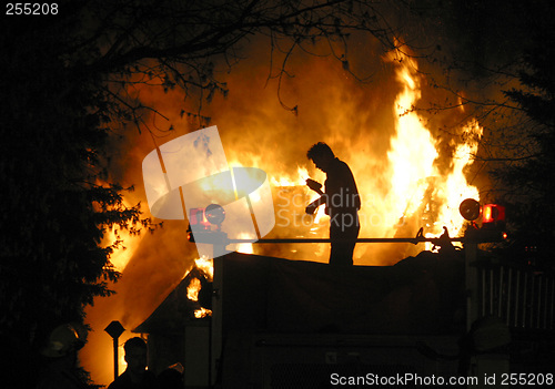 Image of house fire