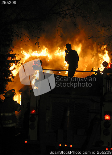 Image of house fire