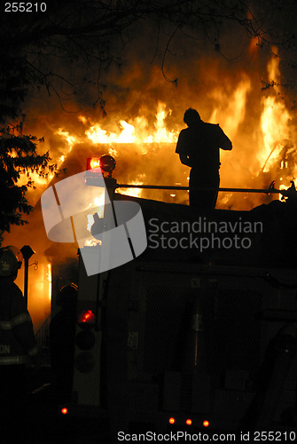 Image of house fire