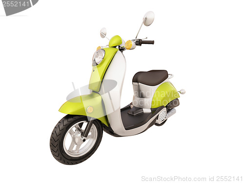 Image of Classic scooter isolated