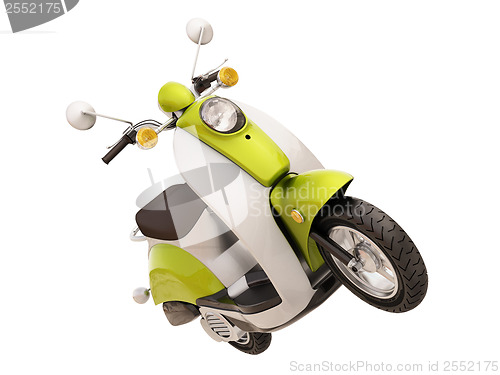 Image of Classic scooter isolated