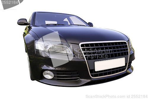 Image of Modern luxury car isolated