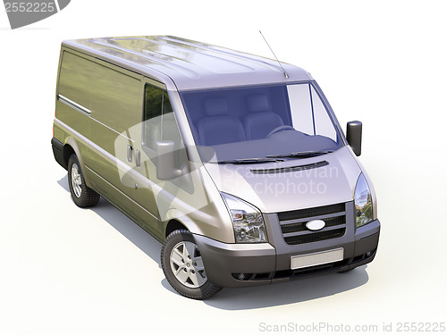 Image of Gray commercial delivery van