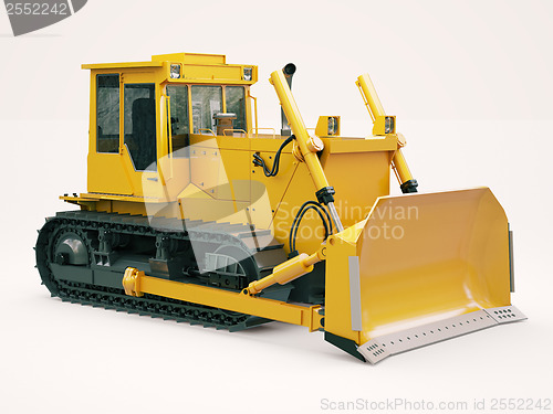 Image of Heavy crawler bulldozer 