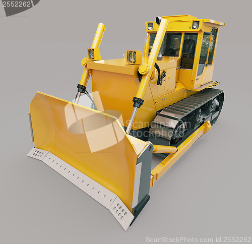 Image of Heavy crawler bulldozer 