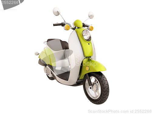 Image of Classic scooter isolated