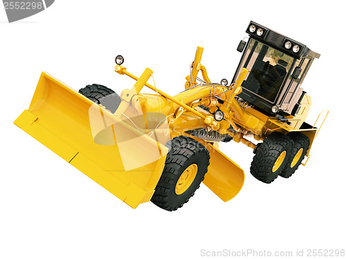 Image of Modern grader isolated